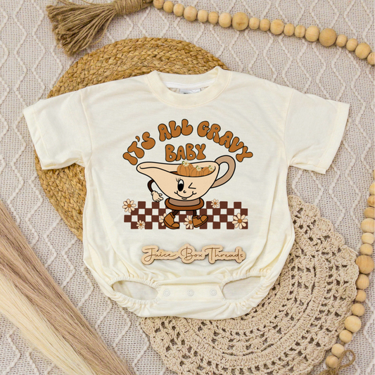 It's all Gravy Baby Romper/Tee
