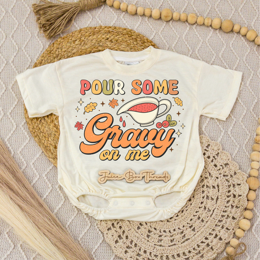 Pour Some Gravy on Me Romper/Tee