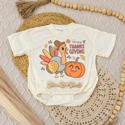 Happy Thanksgiving Romper/Tee