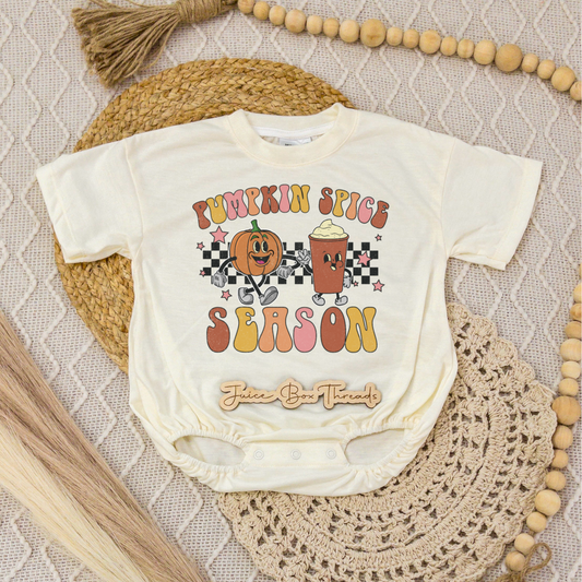 Pumpkin Spice Season Romper/Tee