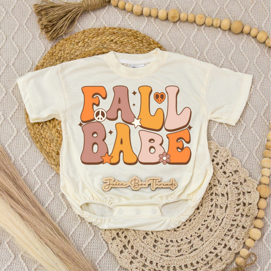 Fall Babe Romper/Tee