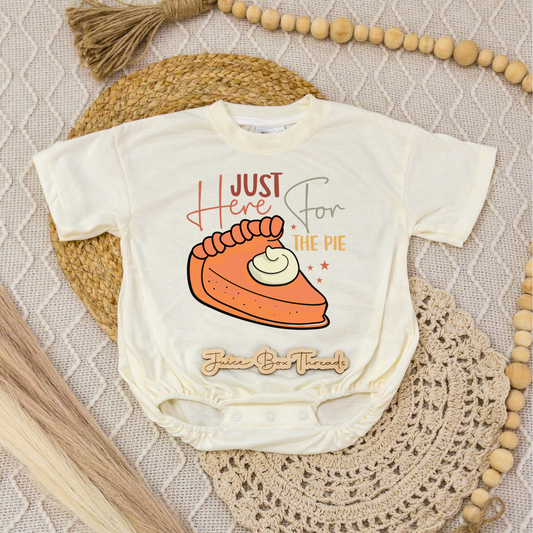 Just Here for the Pie Romper/Tee
