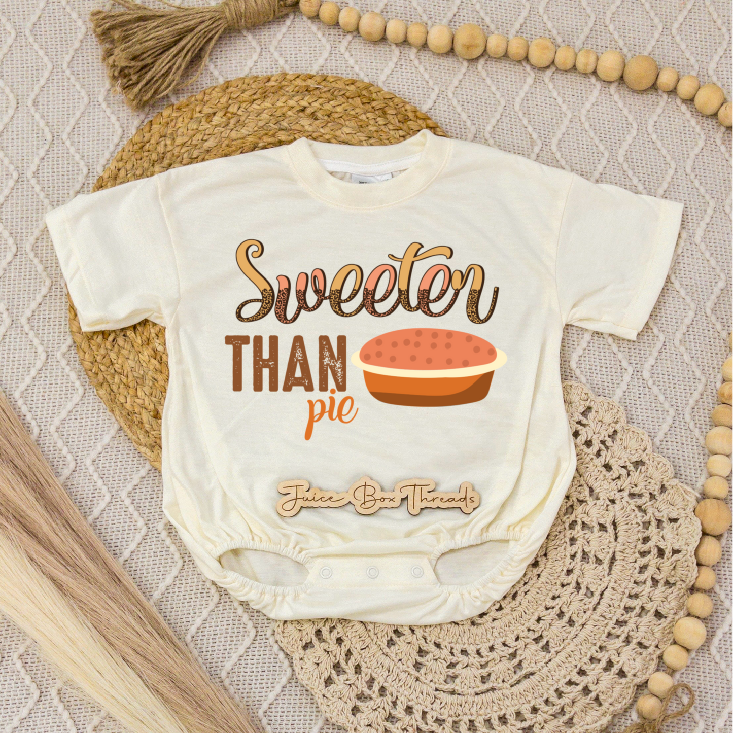 Sweeter than Pie Romper/Tee
