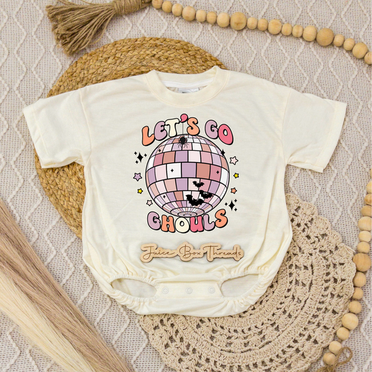 Let's Go Ghouls Romper/Tee