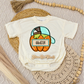 Boy Pumpkin Hat Name Romper/Tee
