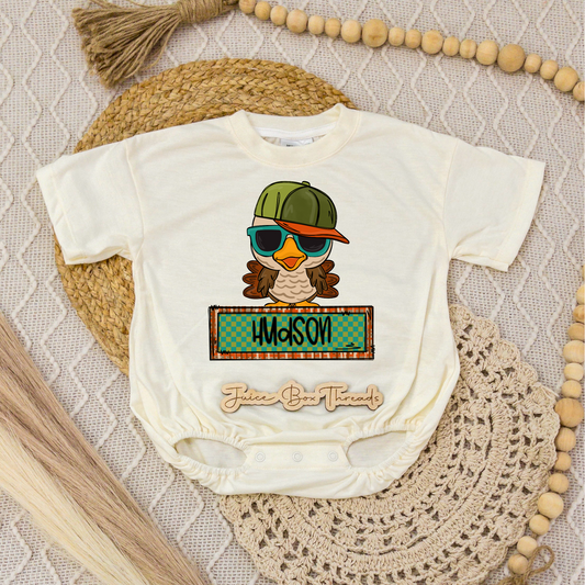 Boy Baby Turkey Name Romper/Tee