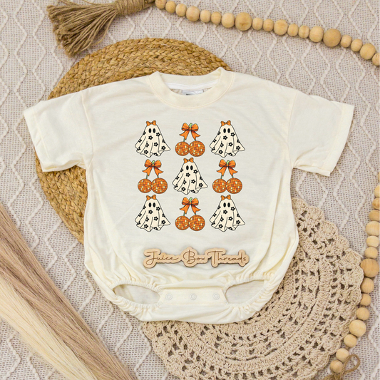 Ghost Cherries Romper/Tee