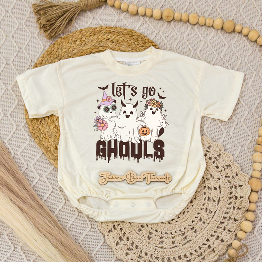 Let's Go Ghouls Romper/Tee