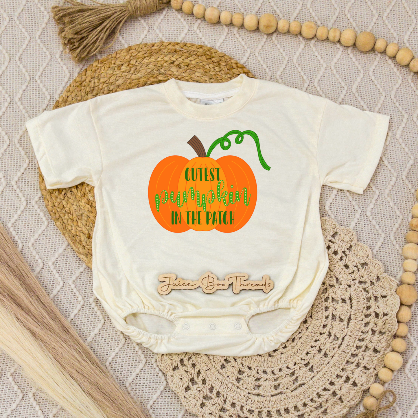 Cutest Pumpkin in the Patch Romper/Tee