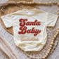Santa Baby Gingham Romper/Tee