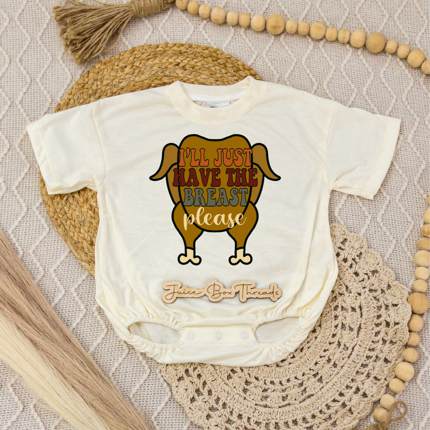 I'll Just Have the Breast Please Romper/Tee