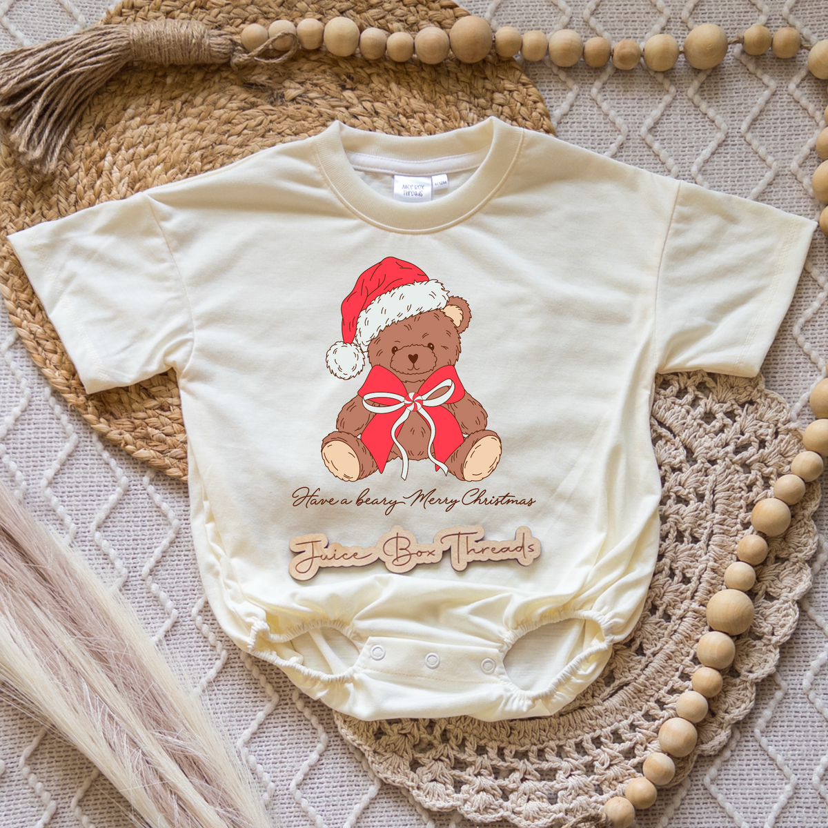 Have A Beary Merry Christmas Romper/Tee