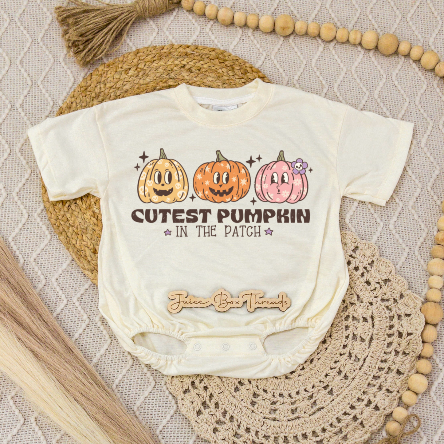 Cutest Pumpkin in the Patch Romper/Tee
