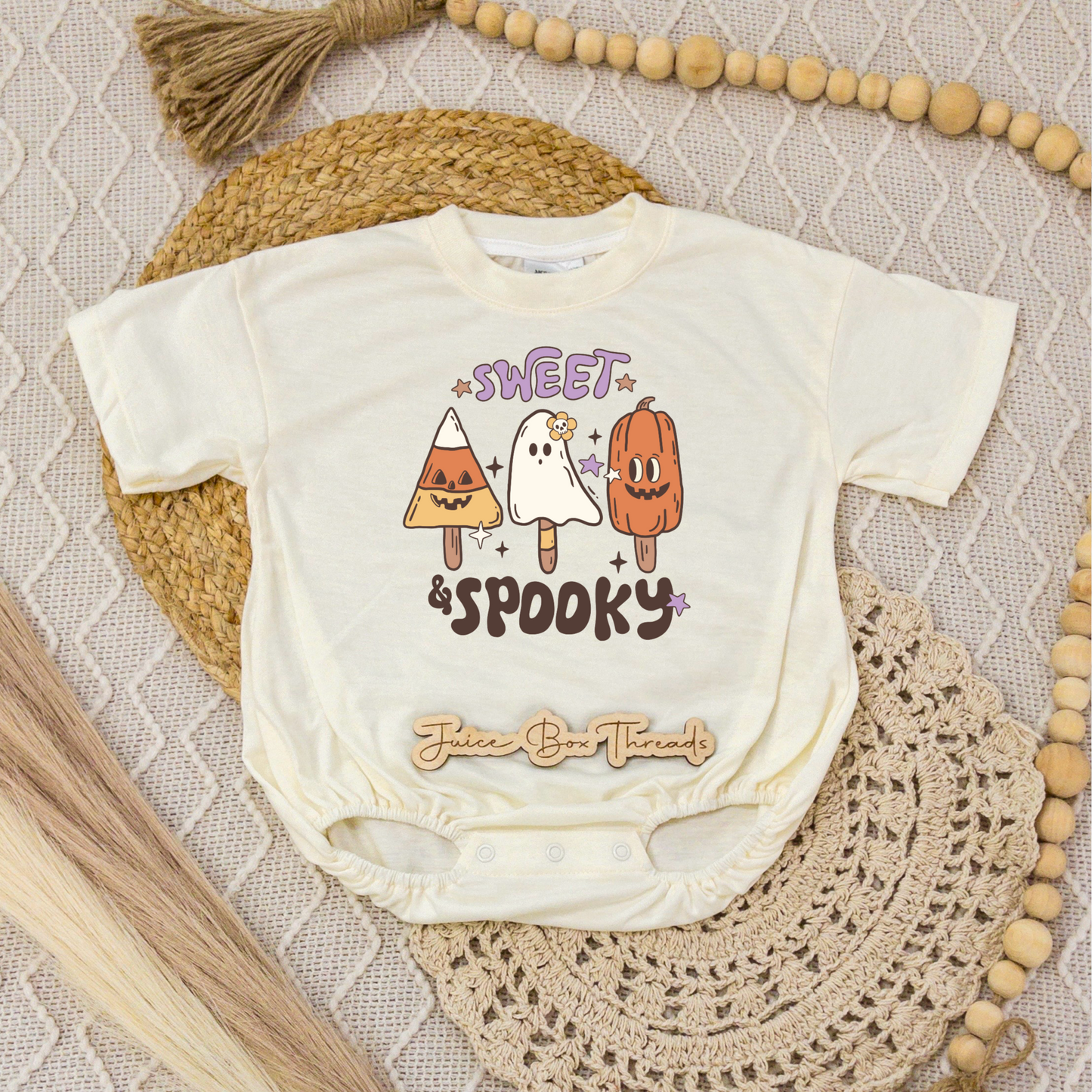 Sweet and Spooky Romper/Tee