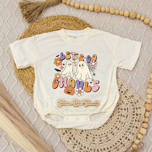 Let's Go Ghouls Romper/Tee