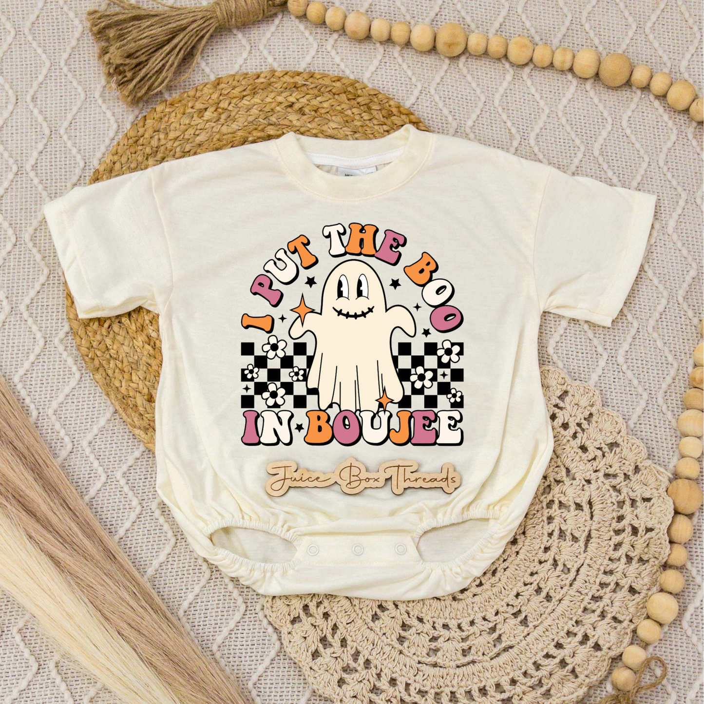I Put the Boo in Boujee Romper/Tee