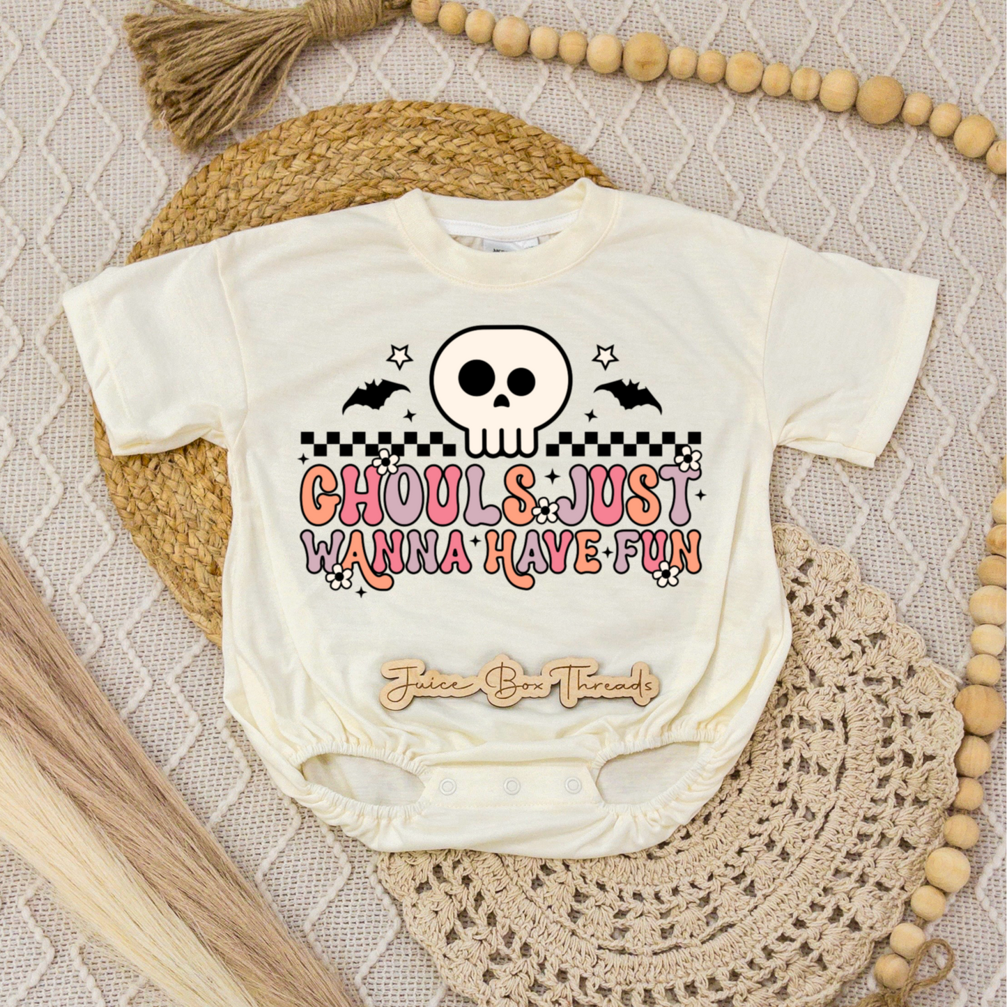 Ghouls Just Wanna Have Fun Romper/Tee
