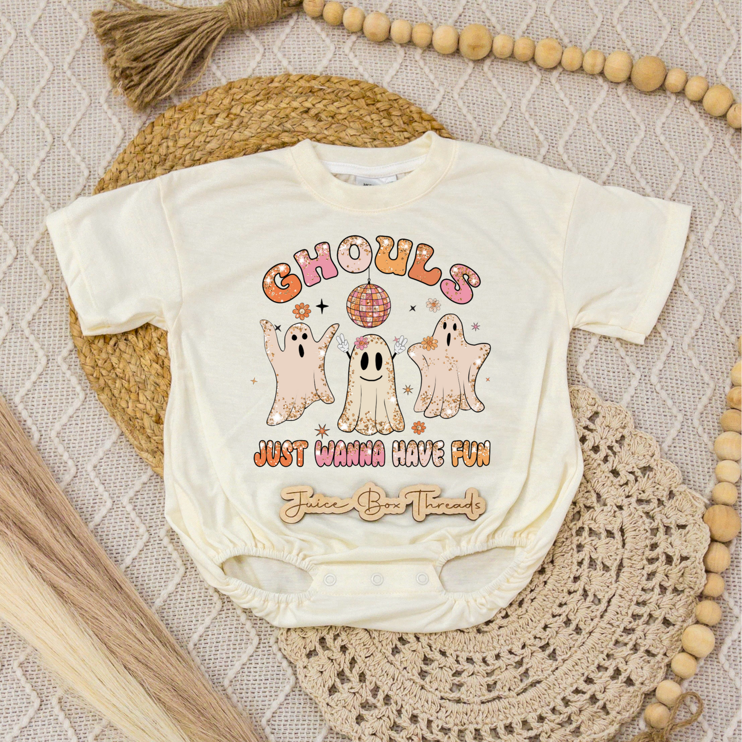 Ghouls Just Wanna Have Fun Romper/Tee