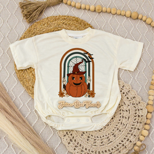 Pumpkin Rainbow Romper/Tee