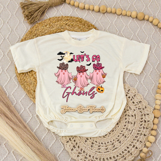 Let's Go Ghouls Romper/Tee