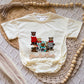 Christmas Western Leopards Romper/Tee