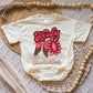 Howdy Bow and Concho Pink Romper/Tee
