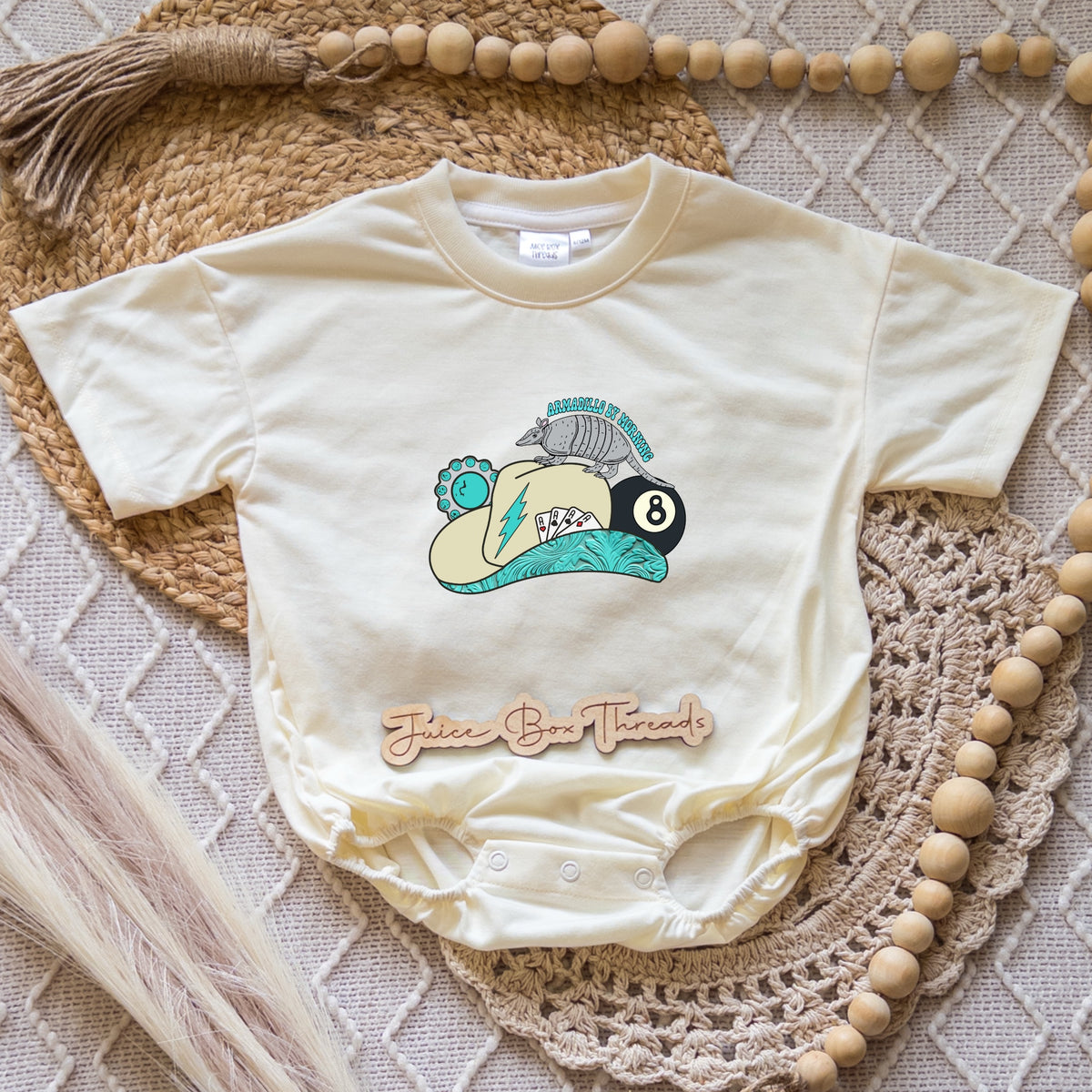 Armadillo By Morning Romper/Tee