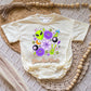 Neon Alien and Flowers Romper/Tee