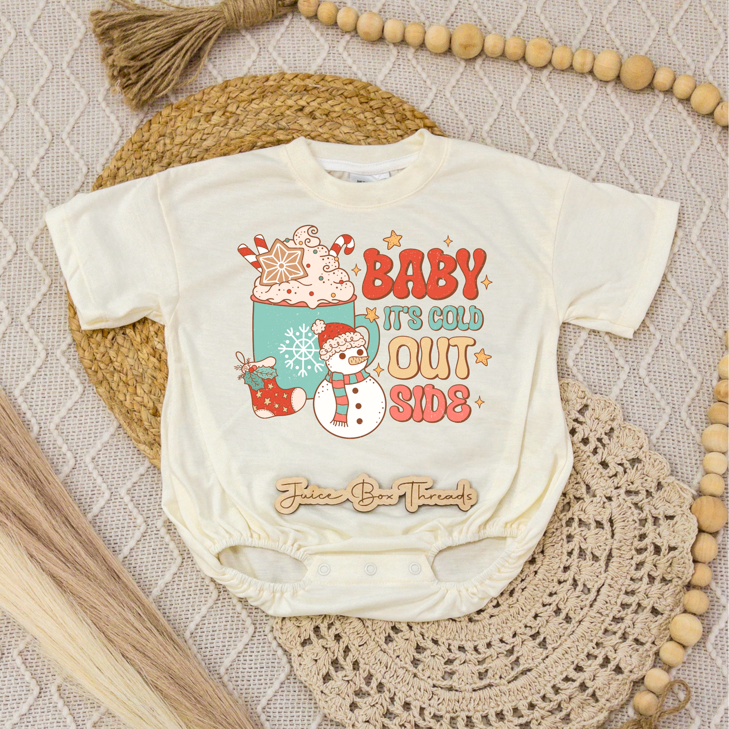 Baby It's Cold Outside Romper/Tee