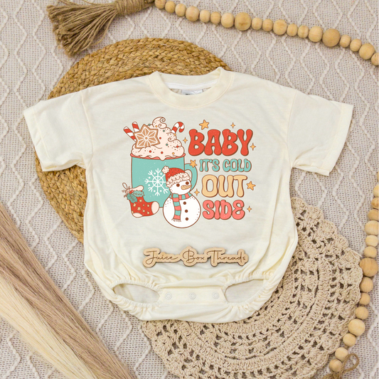 Baby It's Cold Outside Romper/Tee