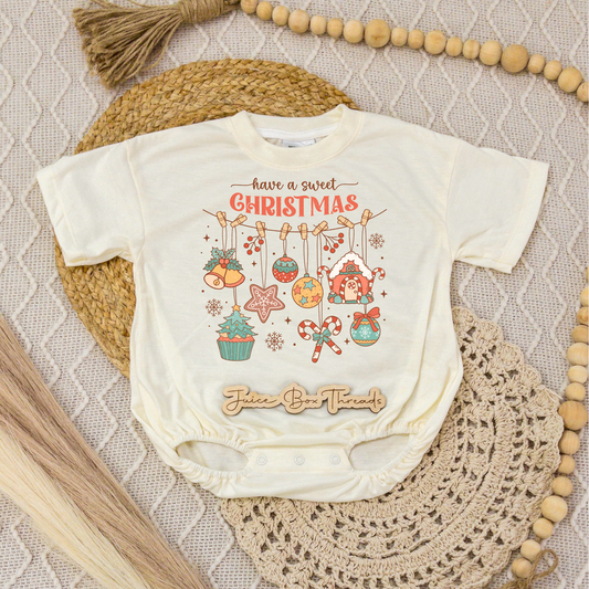 Have a Sweet Christmas Romper/Tee