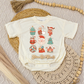 Retro Christmas Collage Romper/Tee