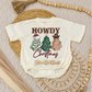 Howdy Christmas Romper/Tee