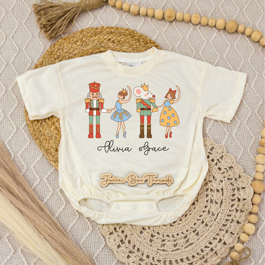 Nutcracker Name Romper/Tee
