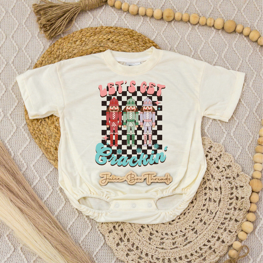 Let's Get Crackin' Romper/Tee