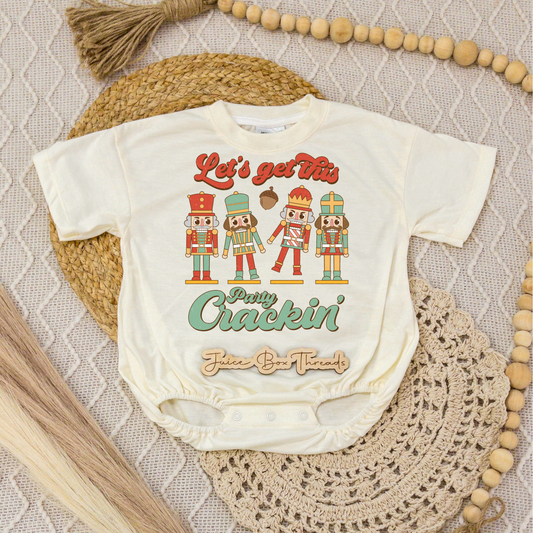 Let's Get This Party Crackin' Romper/Tee