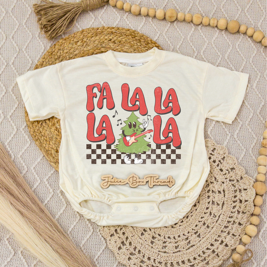 Fa La La La La Romper/Tee