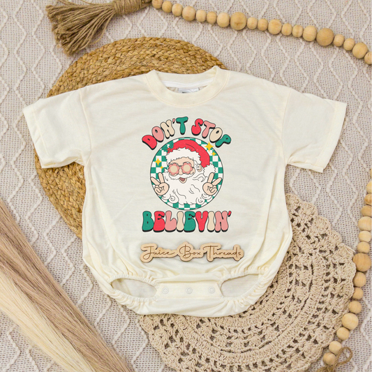 Don't Stop Believin' Romper/Tee