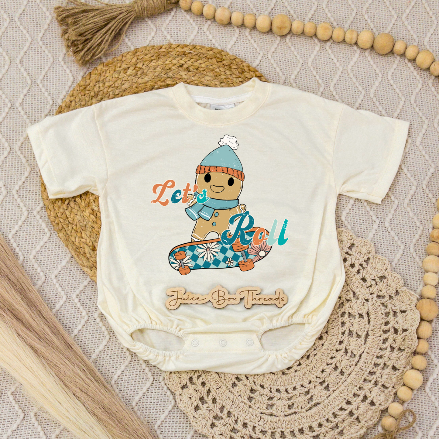 Let's Roll Romper/Tee