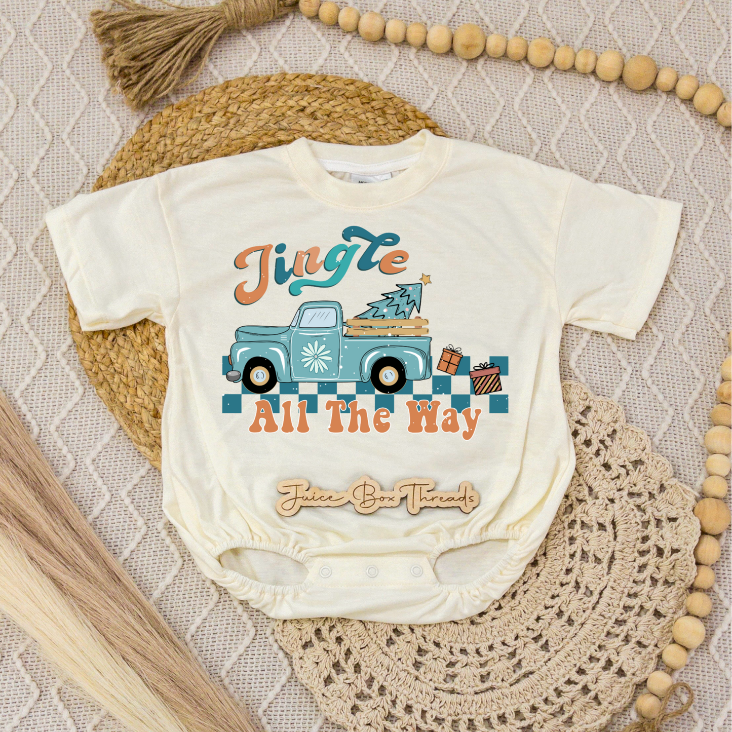 Jingle all the Way Romper/Tee