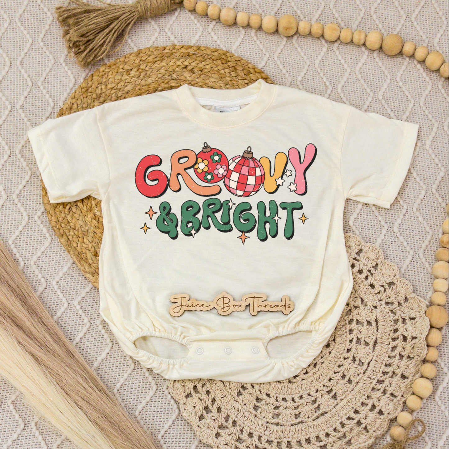 Groovy and Bright Romper/Tee