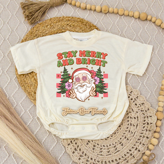 Stay Merry and Bright Romper/Tee