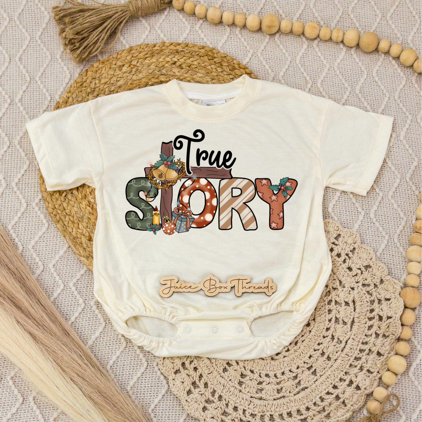 True Story Christian Romper/Tee