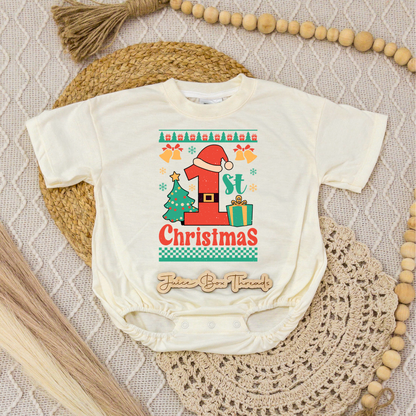 1st Christmas Romper/Tee
