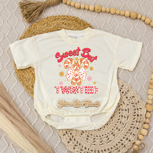 Sweet But Twisted Romper/Tee