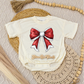 Santa Bow Romper/Tee