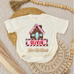 Girl Gingerbread House Name Romper/Tee