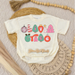 Retro Christmas Name Romper/Tee