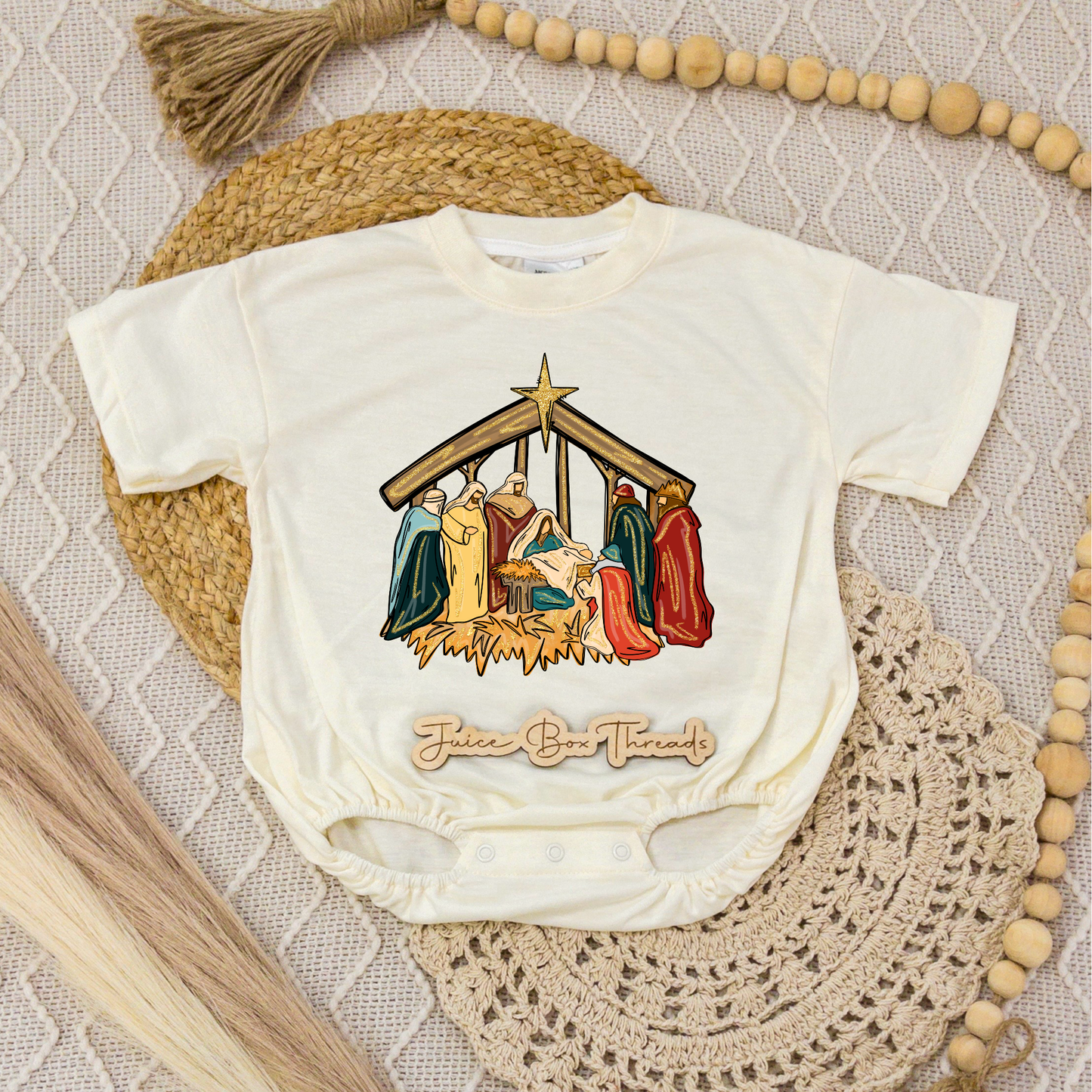Nativity Scene Romper/Tee