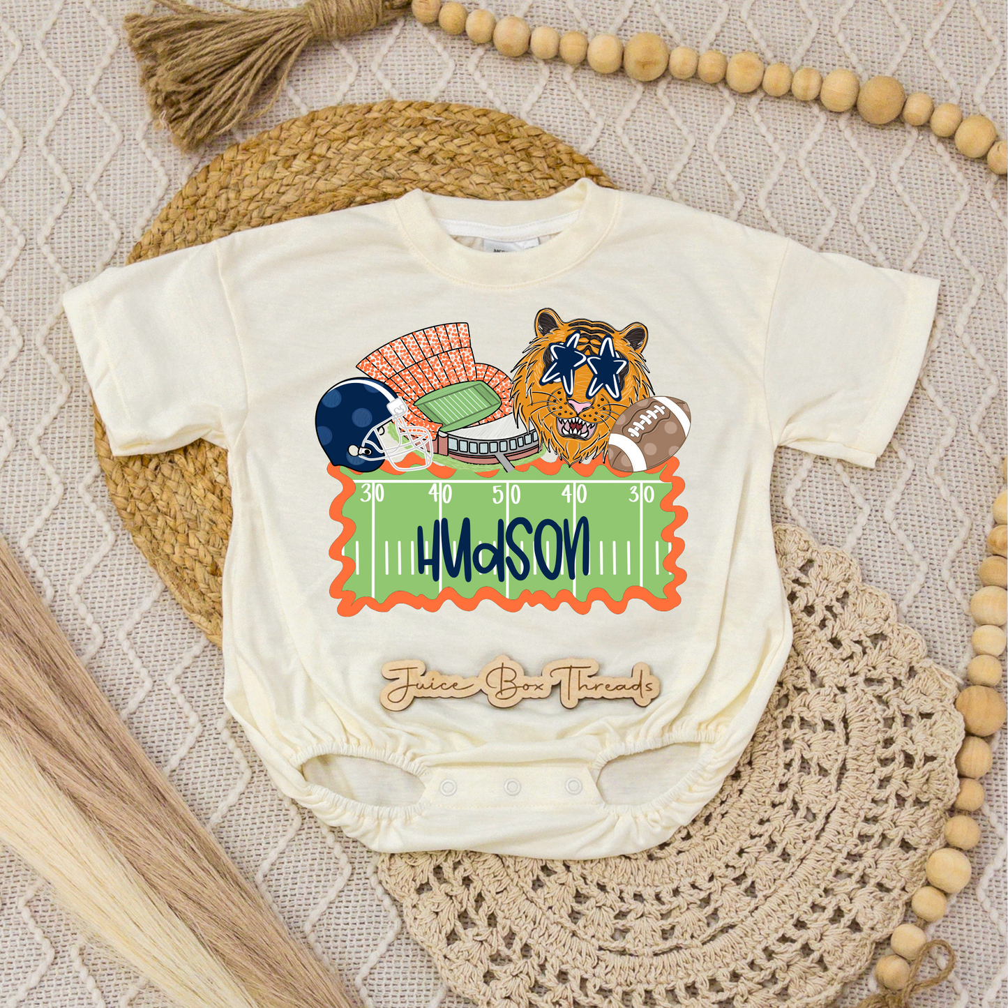 Football Field Name Romper/Tee